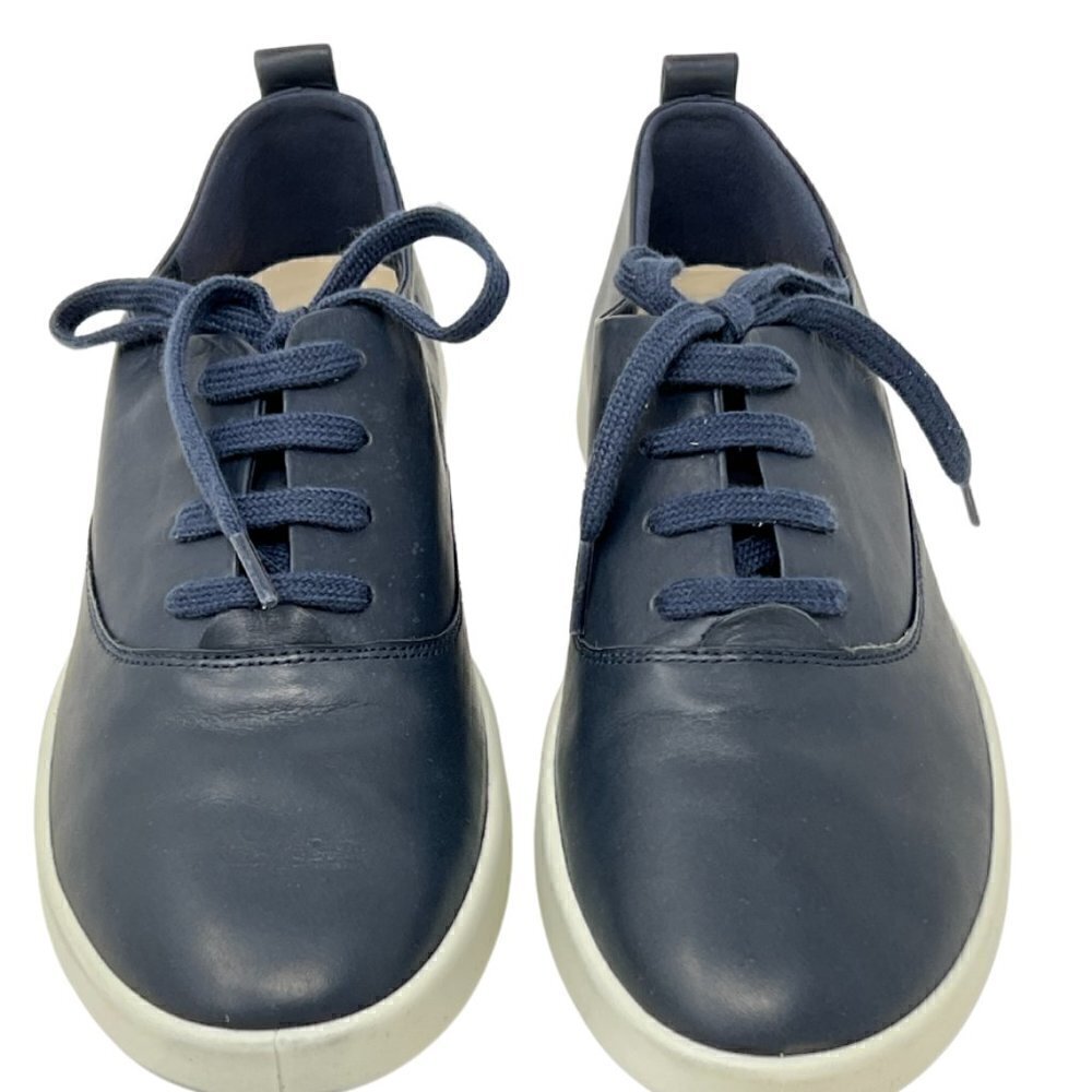 NEW ECCO Womens Womens Leisure Tie Sneaker, Marine, 41 Medium EU (10-10.5 US)